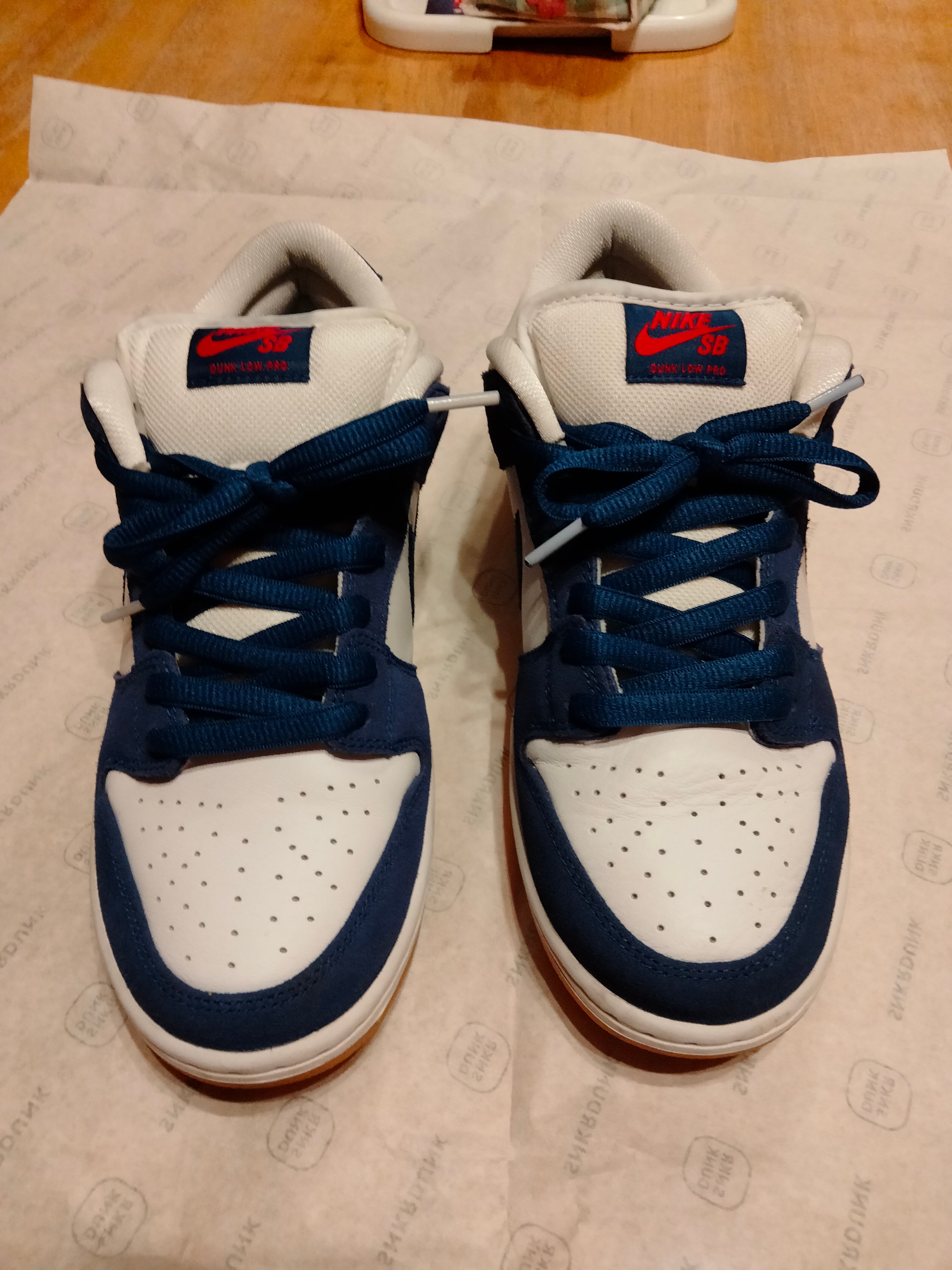 Nike SB Dunk Low "Los Angeles Dodgers/Deep Royal Blue"