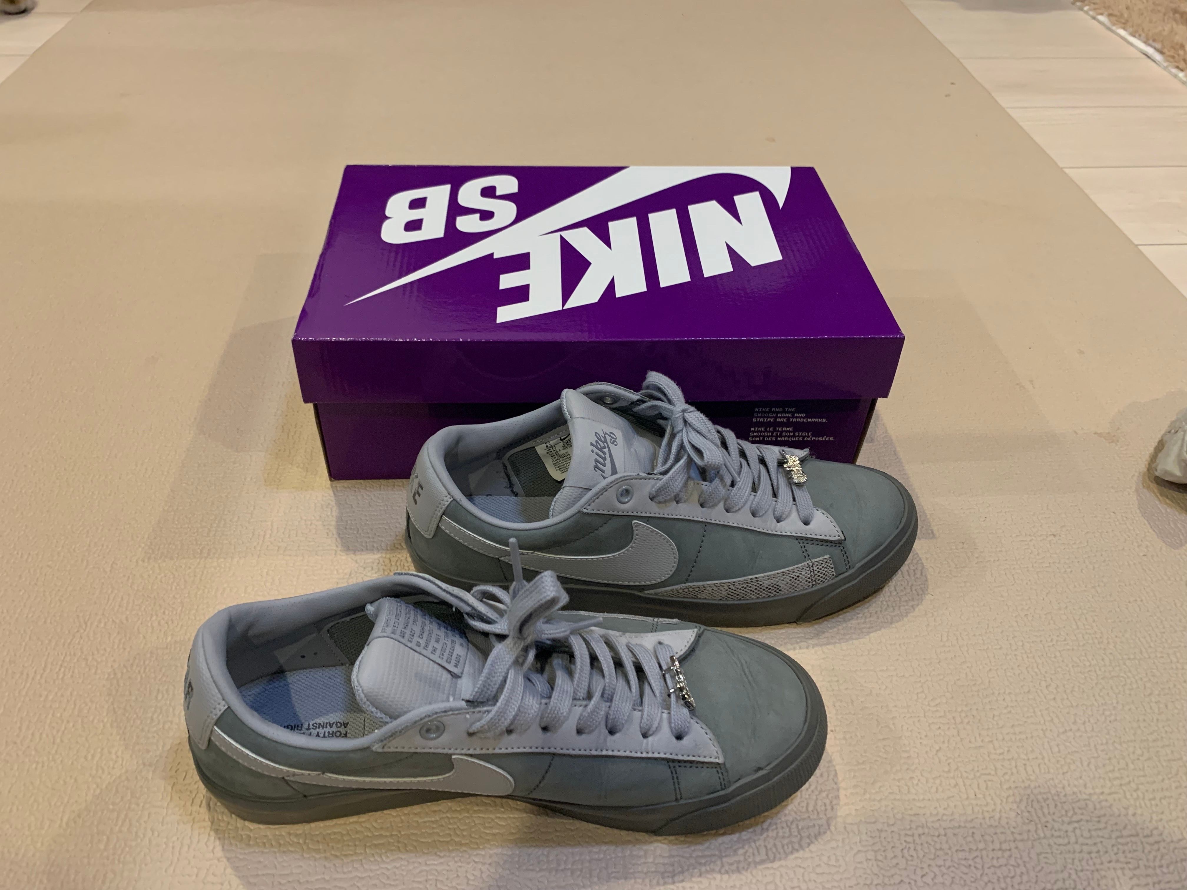 FPAR × Nike SB Blazer Low "Cool Grey"
