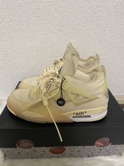 Off-White × Nike Women's Air Jordan 4 SP "Sail"