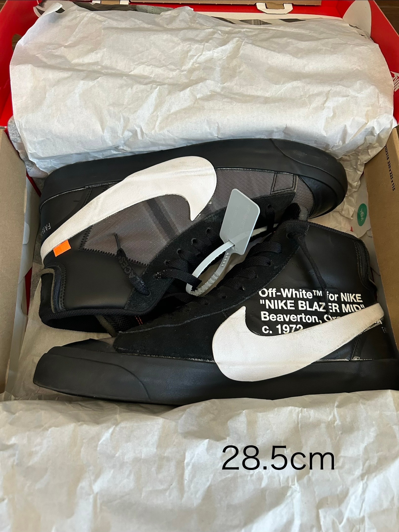 Off-White × Nike Blazer Studio Mid "Grim Reaper"