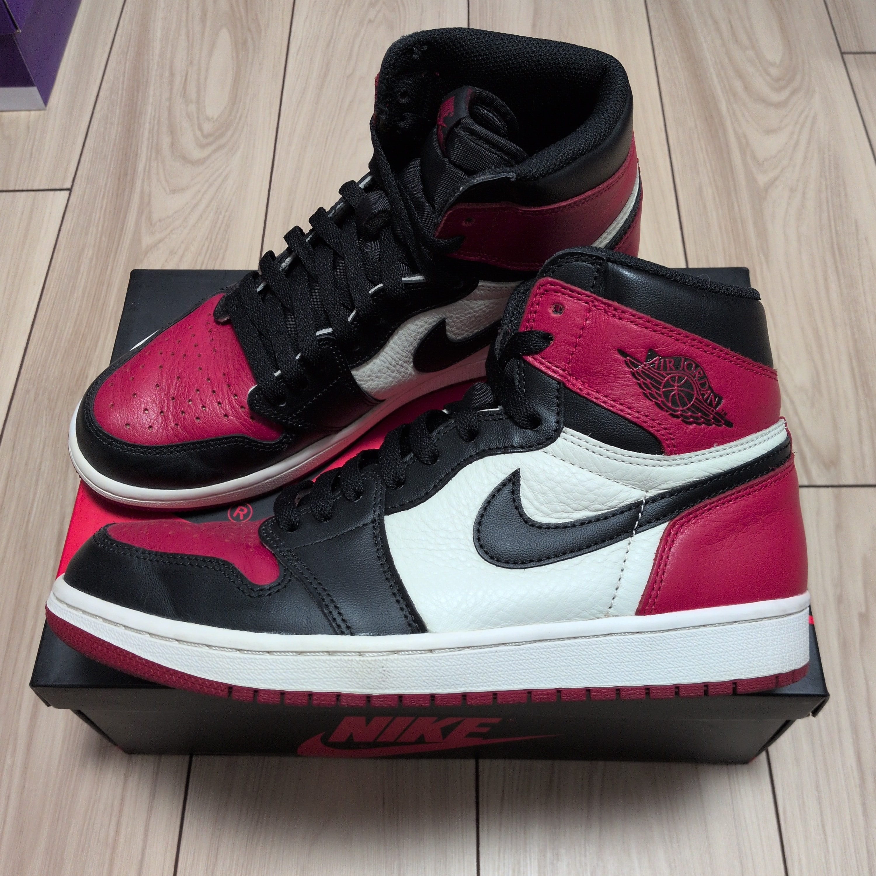 Nike Air Jordan 1 Retro High OG "Bred Toe"