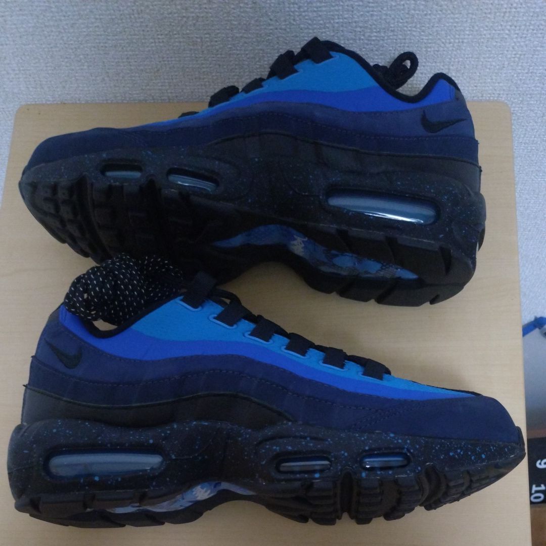 Stash × Nike Air Max 95 "Black and Harbor Blue" (2024)