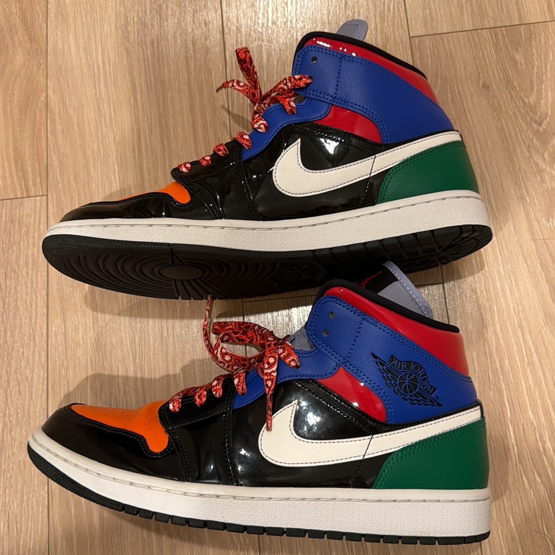 Nike Women's Air Jordan 1 Mid "Multi Patent"