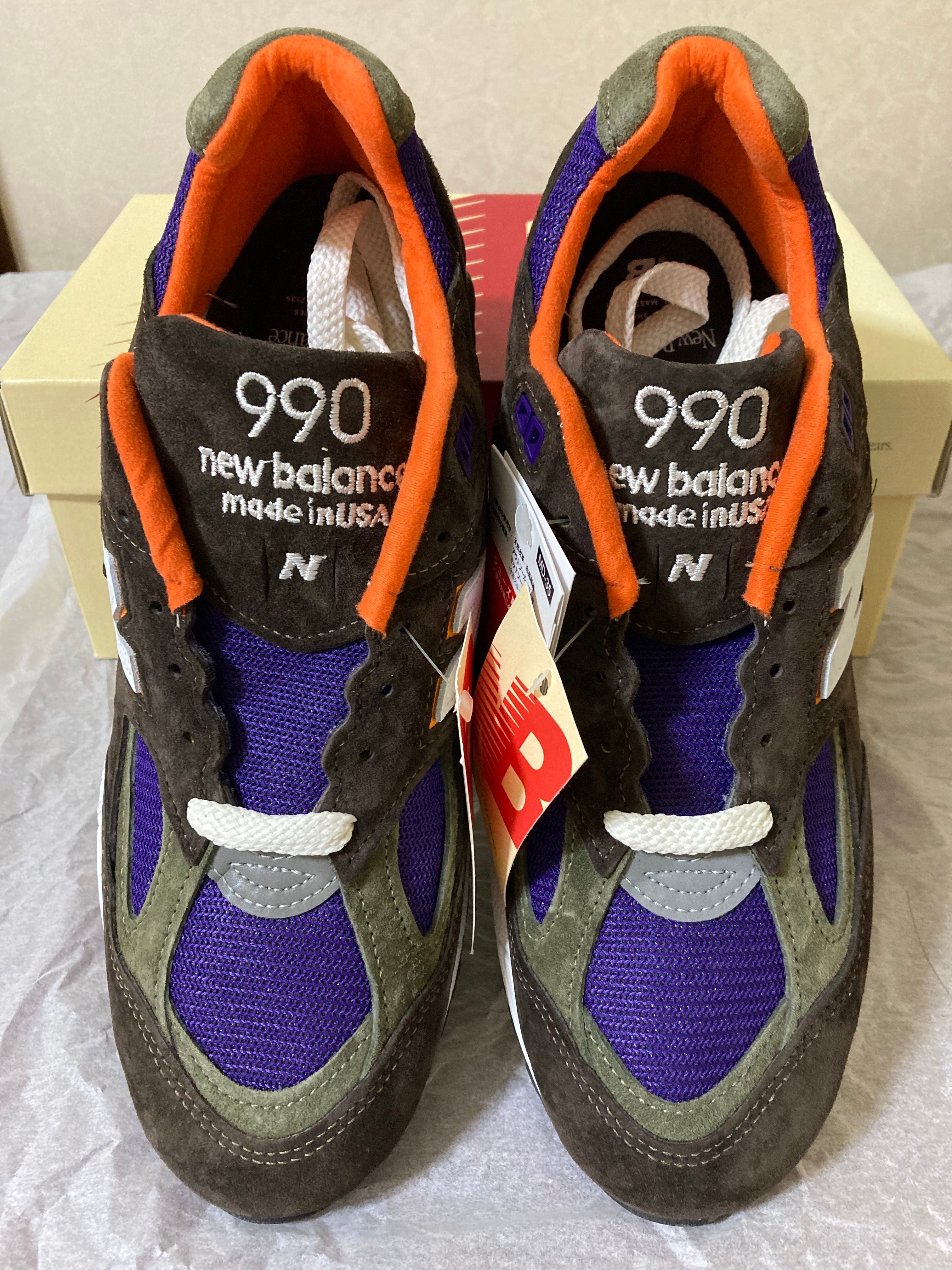 New Balance 990V2 "Brown/Purple/Orange"