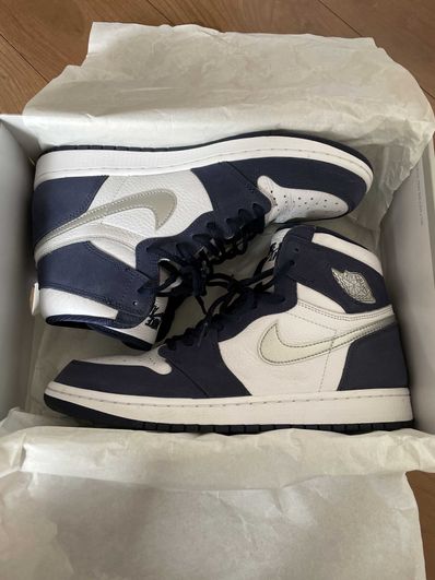 Nike Air Jordan 1 High OG CO.JP "White/Midnight Navy" (2020)(ブリーフケースなし)