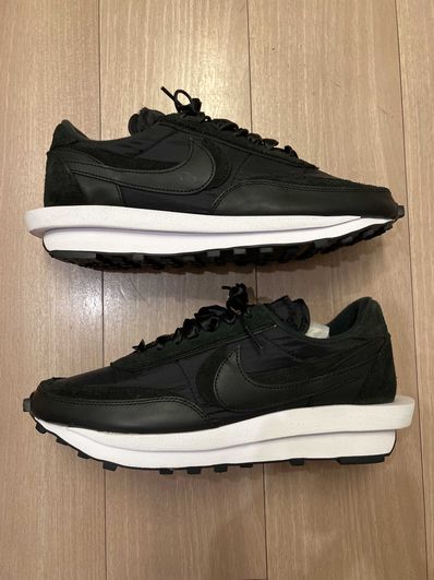 sacai × Nike LDV Waffle "Triple Black"
