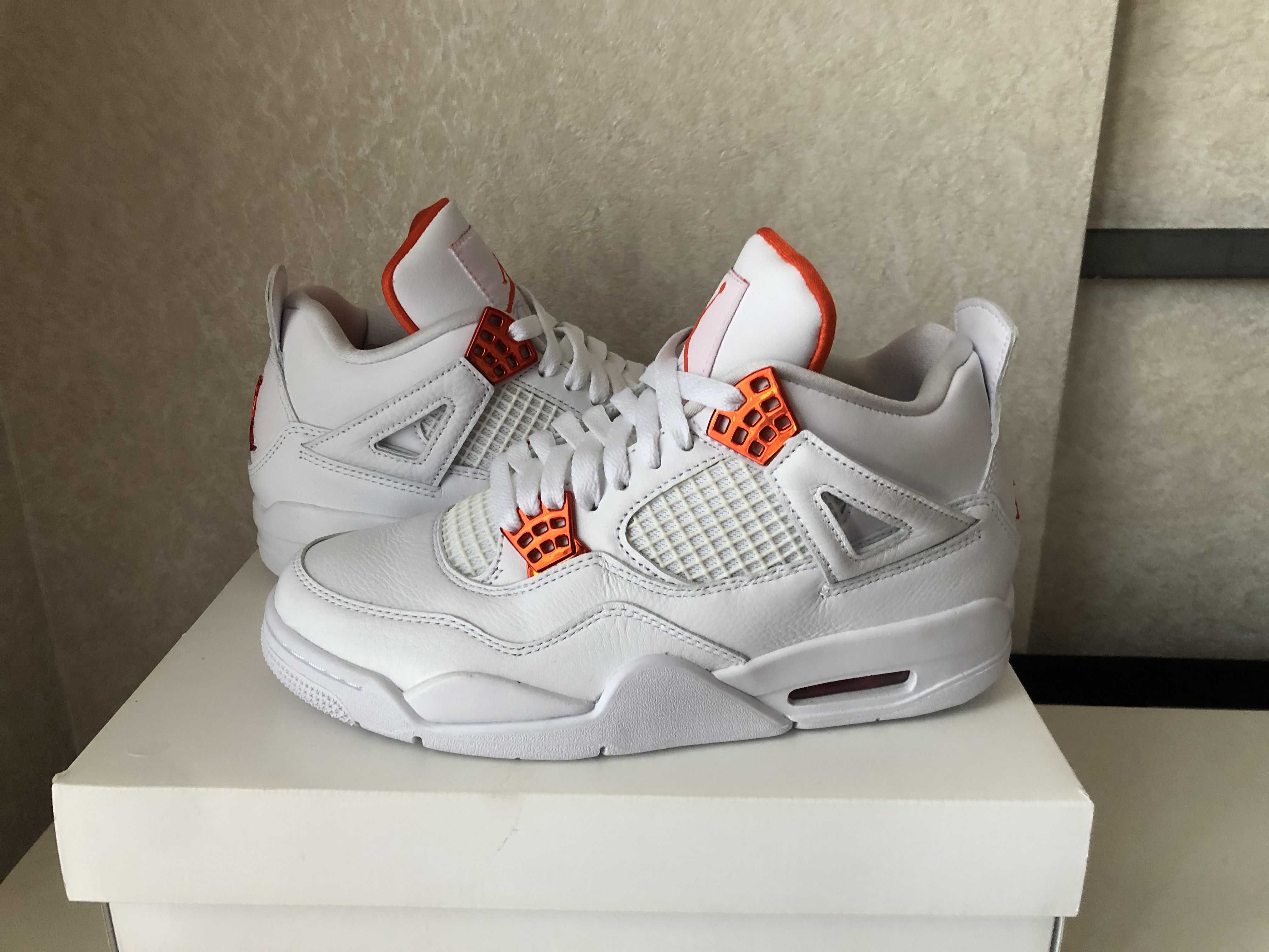 Nike Air Jordan 4 Retro "White/Team Orange"