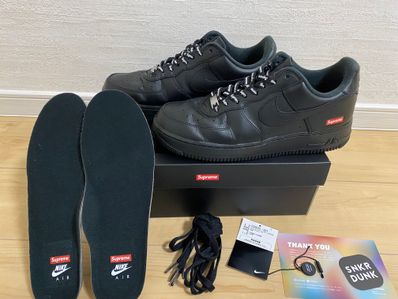 Supreme × Nike Air Force 1 Low "Black"