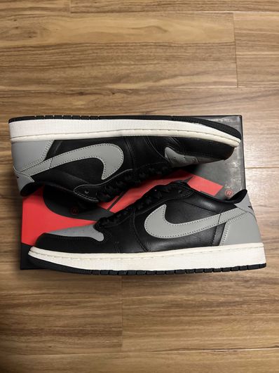 NIKE AIR JORDAN 1 RETRO LOW BLACK GREY (2015)