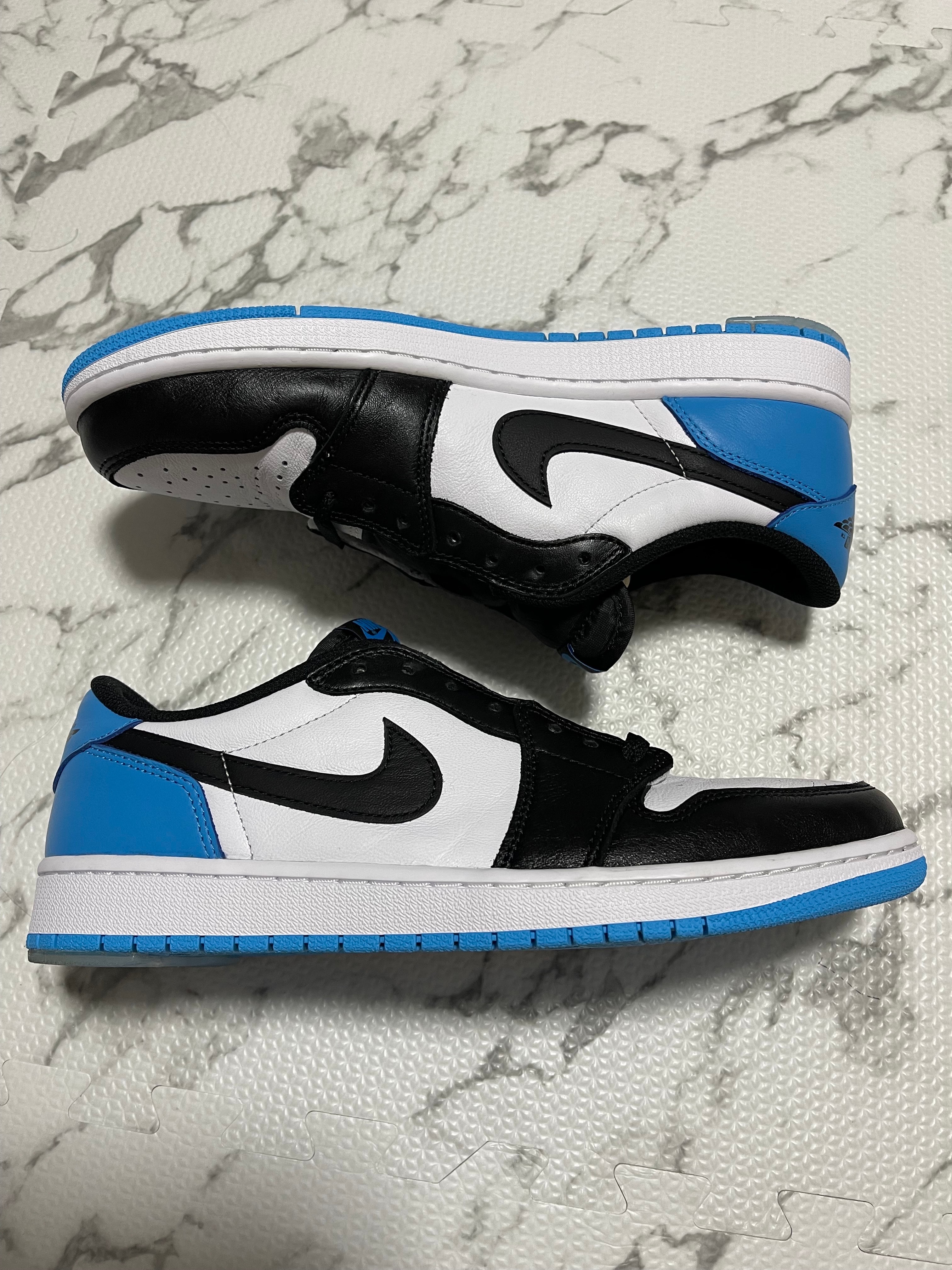 Nike Air Jordan 1 Low OG "Black and Dark Powder Blue/UNC"
