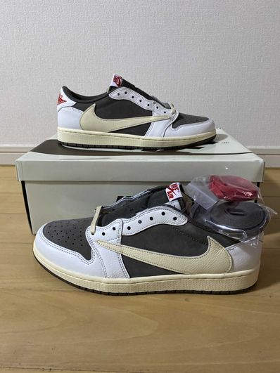 Travis Scott × Nike Air Jordan 1 Low OG SP "Reverse Mocha/Sail and Ridgerock"