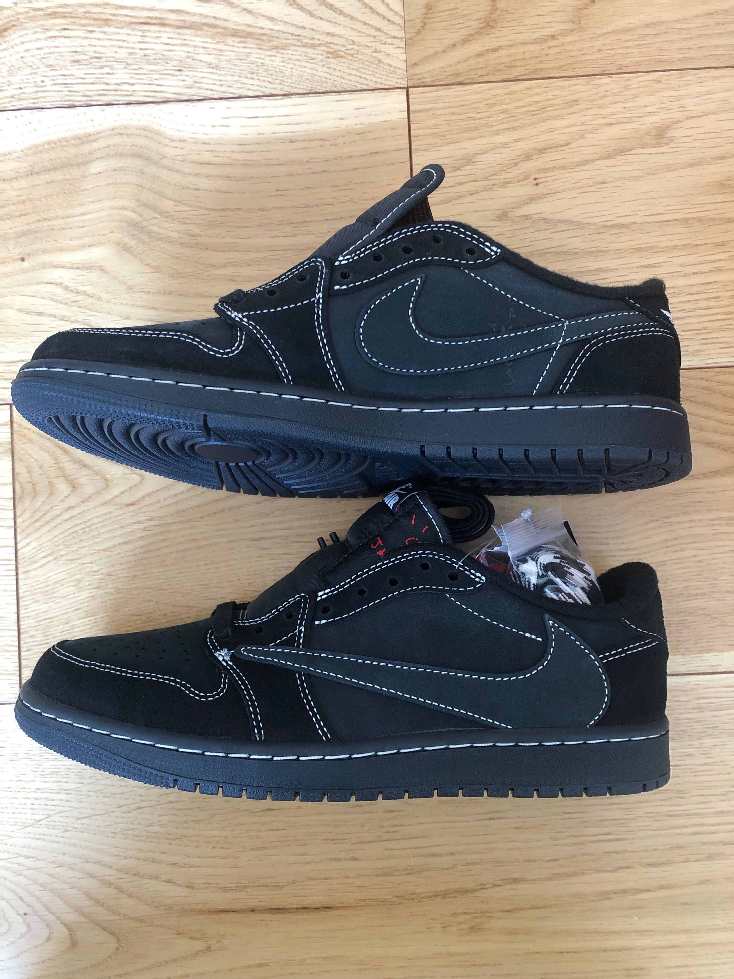 Travis Scott × Nike Air Jordan 1 Low OG SP "Black Phantom"