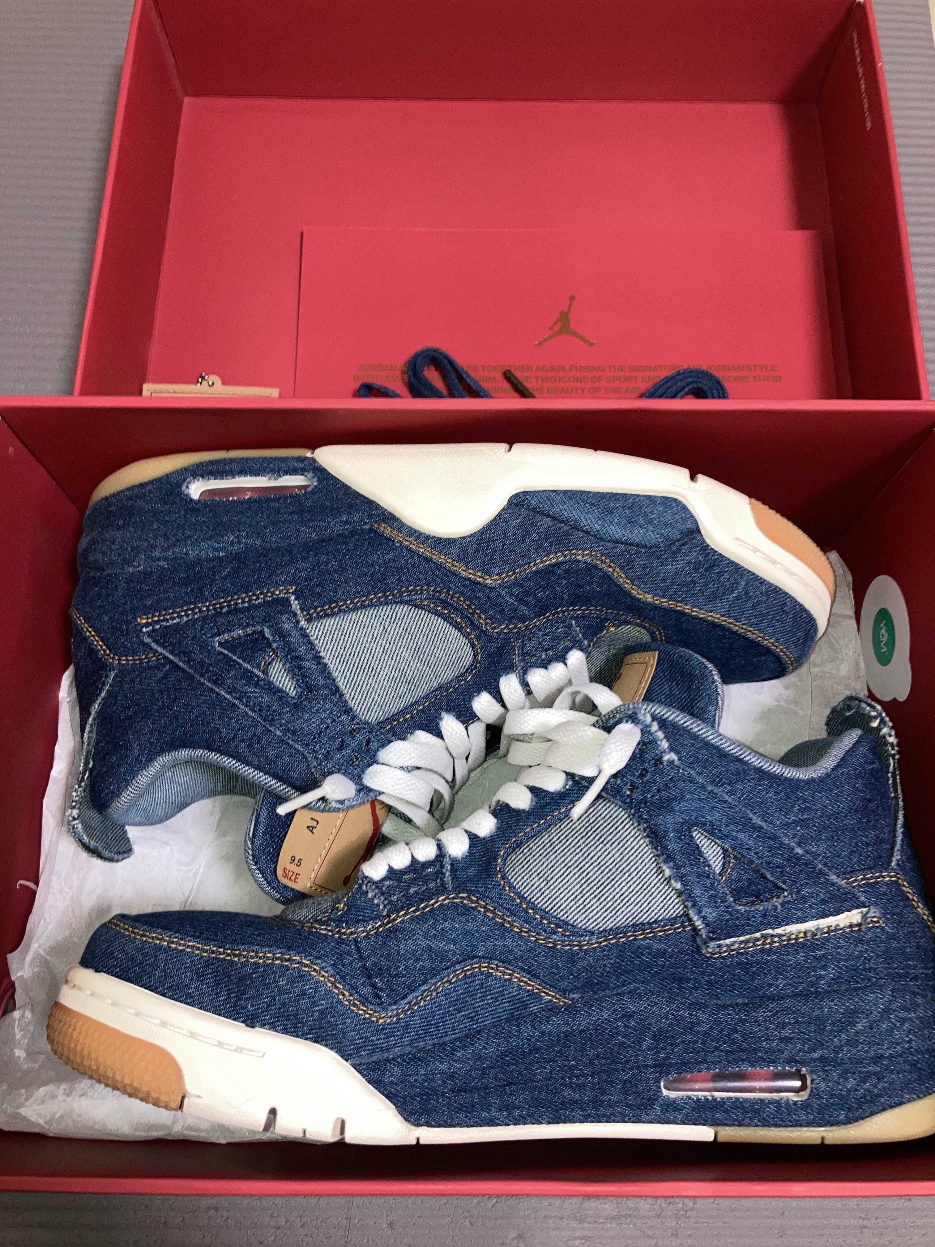 Nike × Levi's Air Jordan 4 "Denim"(タグ:LEVIS®)