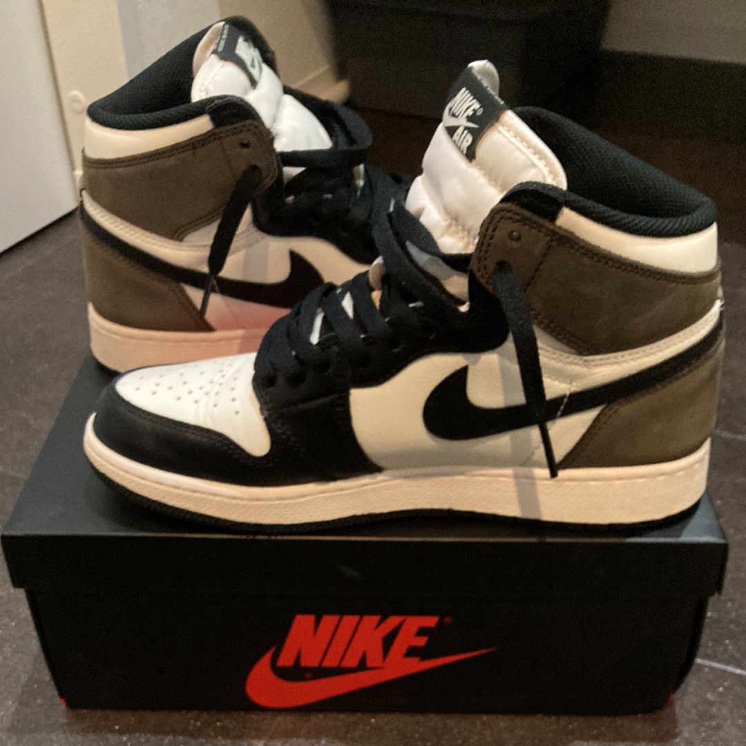 Nike GS Air Jordan 1 High OG "Sail/Dark Mocha/Black"