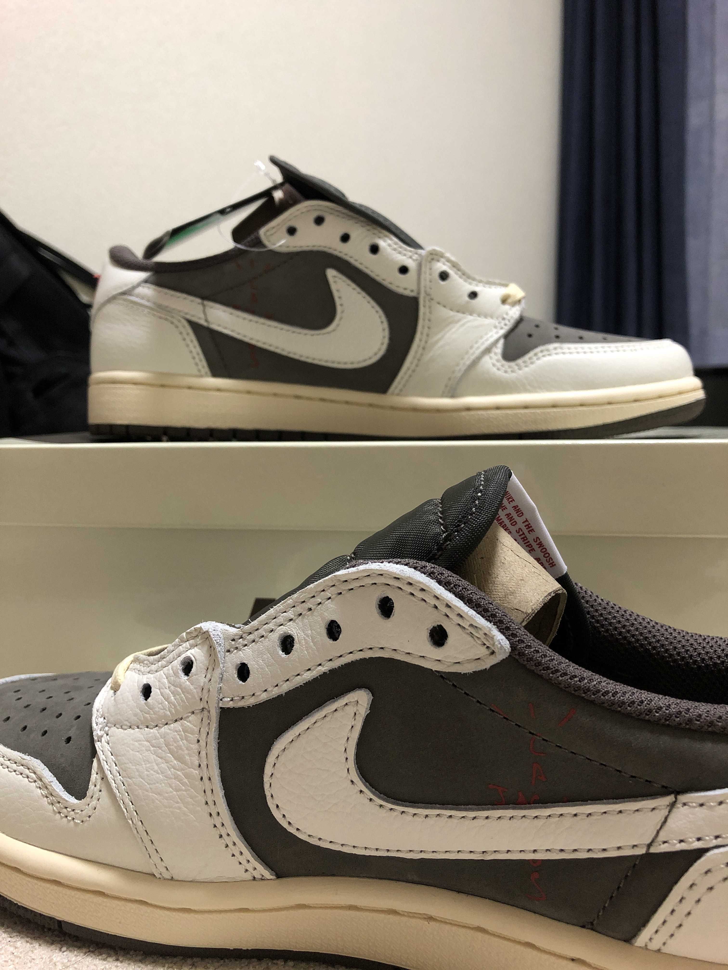 Travis Scott × Nike Air Jordan 1 Low OG SP "Reverse Mocha/Sail and Ridgerock"