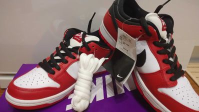 Nike SB Dunk Low Pro "J-Pack Chicago/Varsity Red and White"