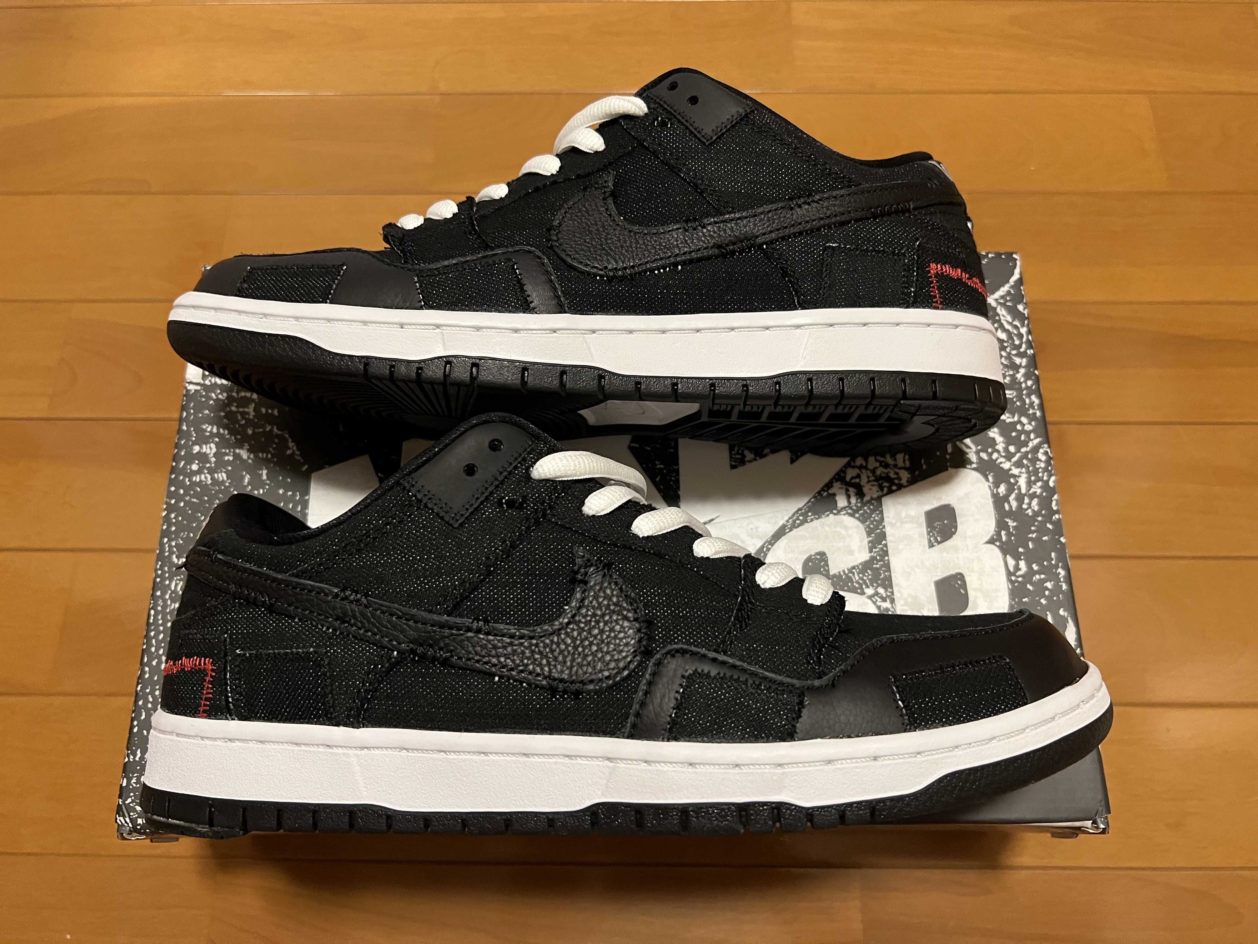 Wasted Youth × Nike SB Dunk Low "Black Denim"(Special Box) / VERDY