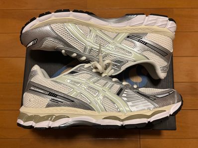 KITH Ronnie Fieg × Asics Gel-Kayano 12.1 "Cream/Pure Aqua"