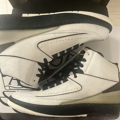 A Ma Maniere × Nike Air Jordan 2 "Airness/Sail and Burgundy"