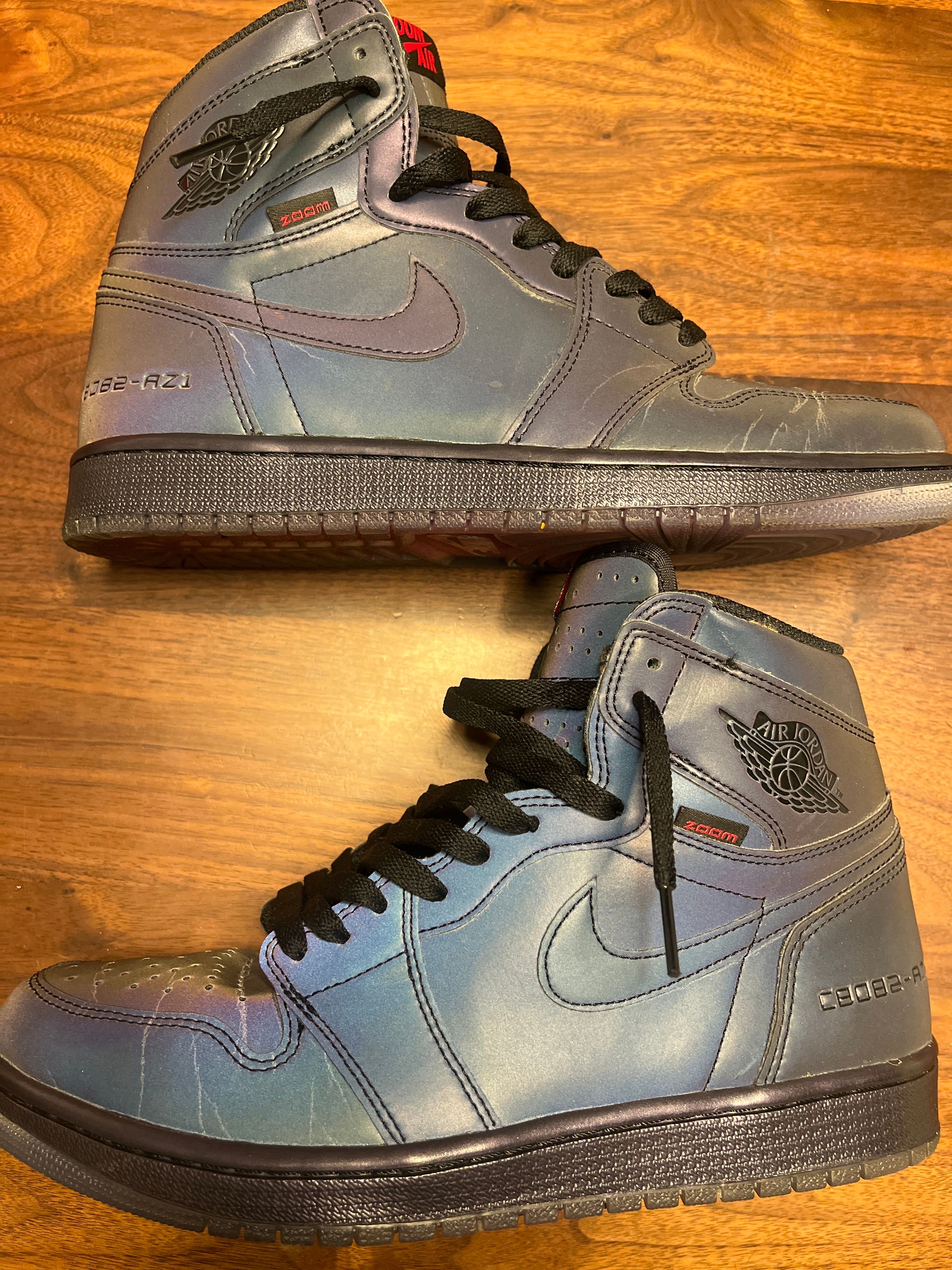 Nike Air Jordan 1 High Zoom Fearless "Multi Color/Varsity Red/Black"