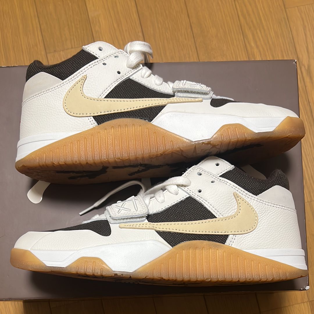 Travis Scott × Nike Jordan Jumpman Jack TR "Sail and Dark Mocha"