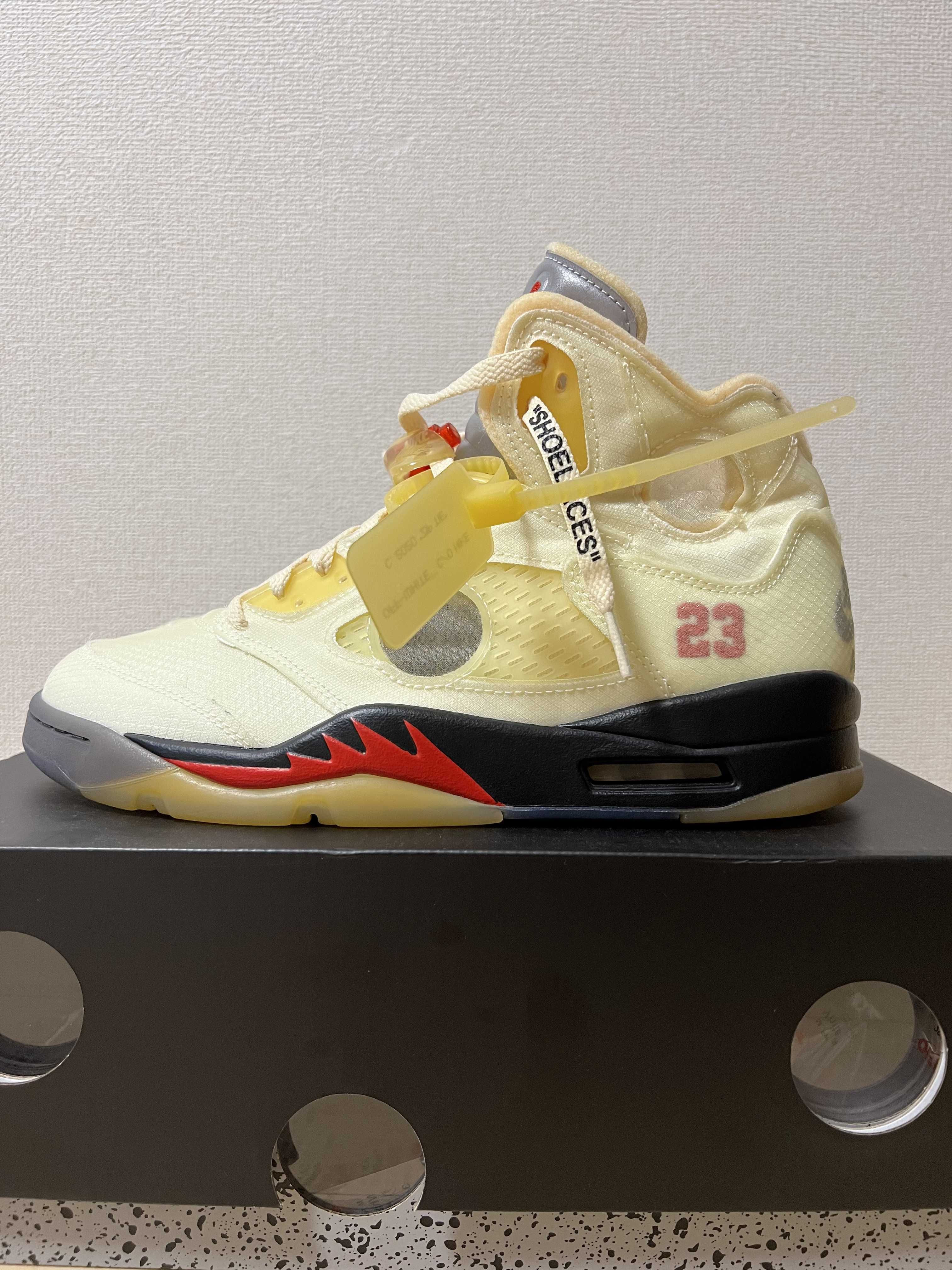 Off-White × Nike Air Jordan 5 "Sail"