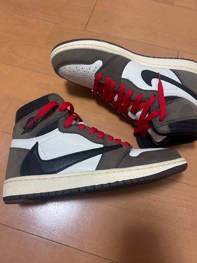 Travis Scott × Nike Air Jordan 1 Retro High OG TS SP "Sail/Dark Mocha"