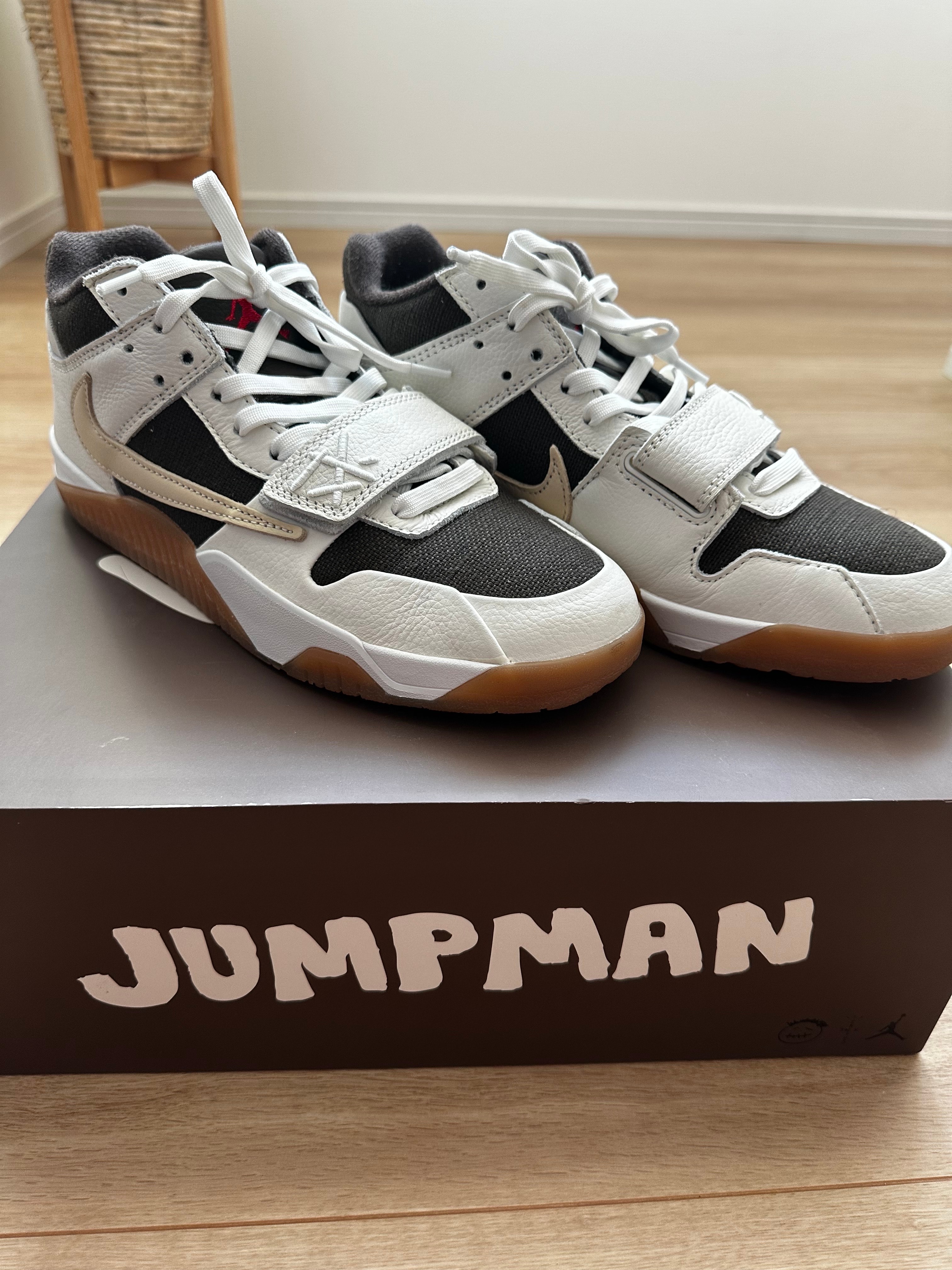 Travis Scott × Nike Jordan Jumpman Jack TR "Sail and Dark Mocha"