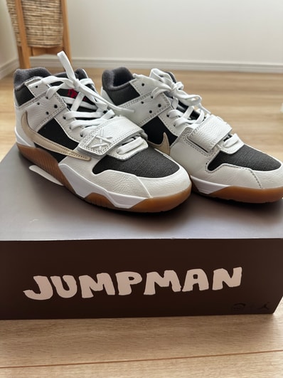 Travis Scott × Nike Jordan Jumpman Jack TR "Sail and Dark Mocha"