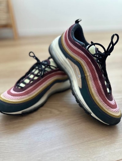 Nike Women's Air Max 97 "Deep Jungle/Bronzine/Sesame/White"