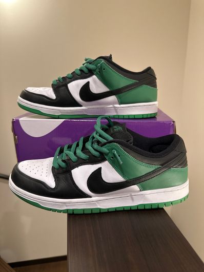 Nike SB Dunk Low Pro "Black and Classic Green"