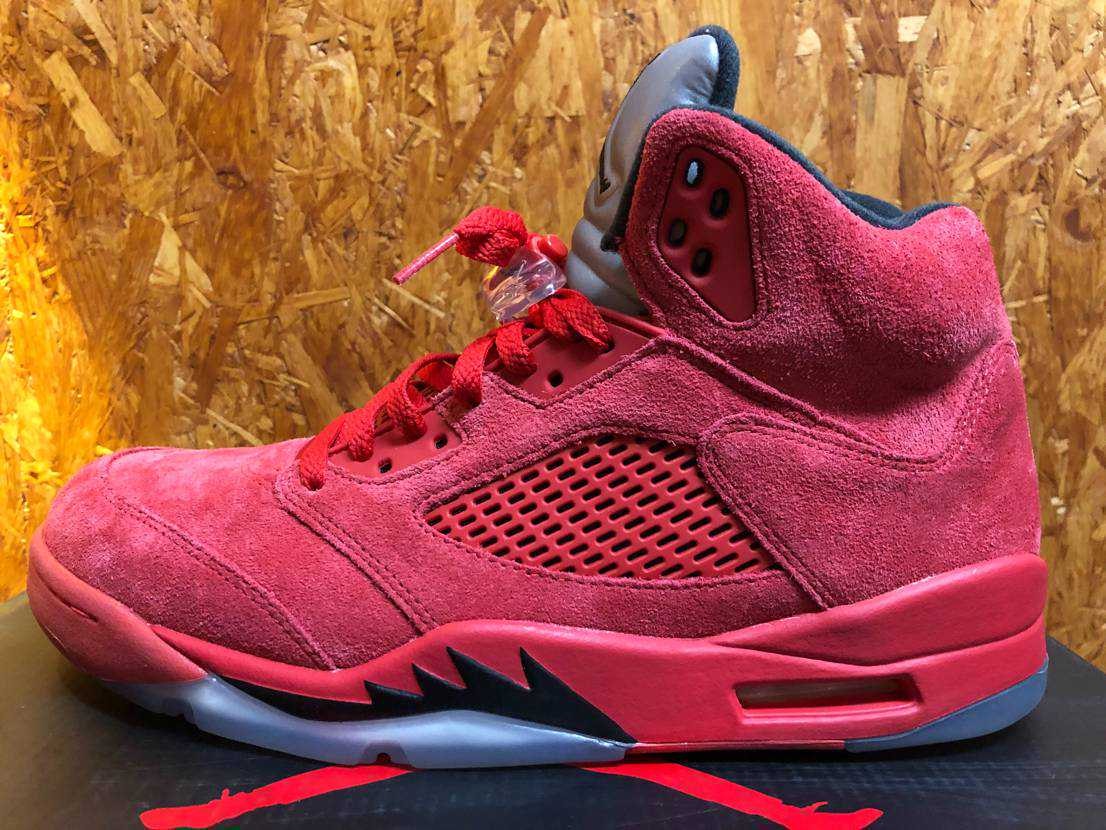 Nike Air Jordan 5 Ratro "Red Suede"