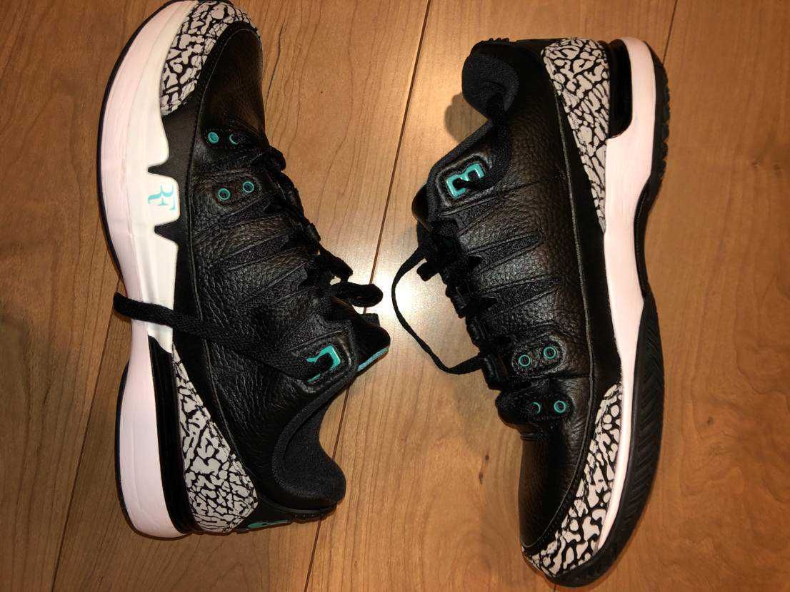 atmos × Nike Zoom Vapor AJ3 "Elephant/Safari"