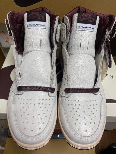 A Ma Maniere × Nike Air Jordan 1 Retro High OG "Sail and Burgundy"