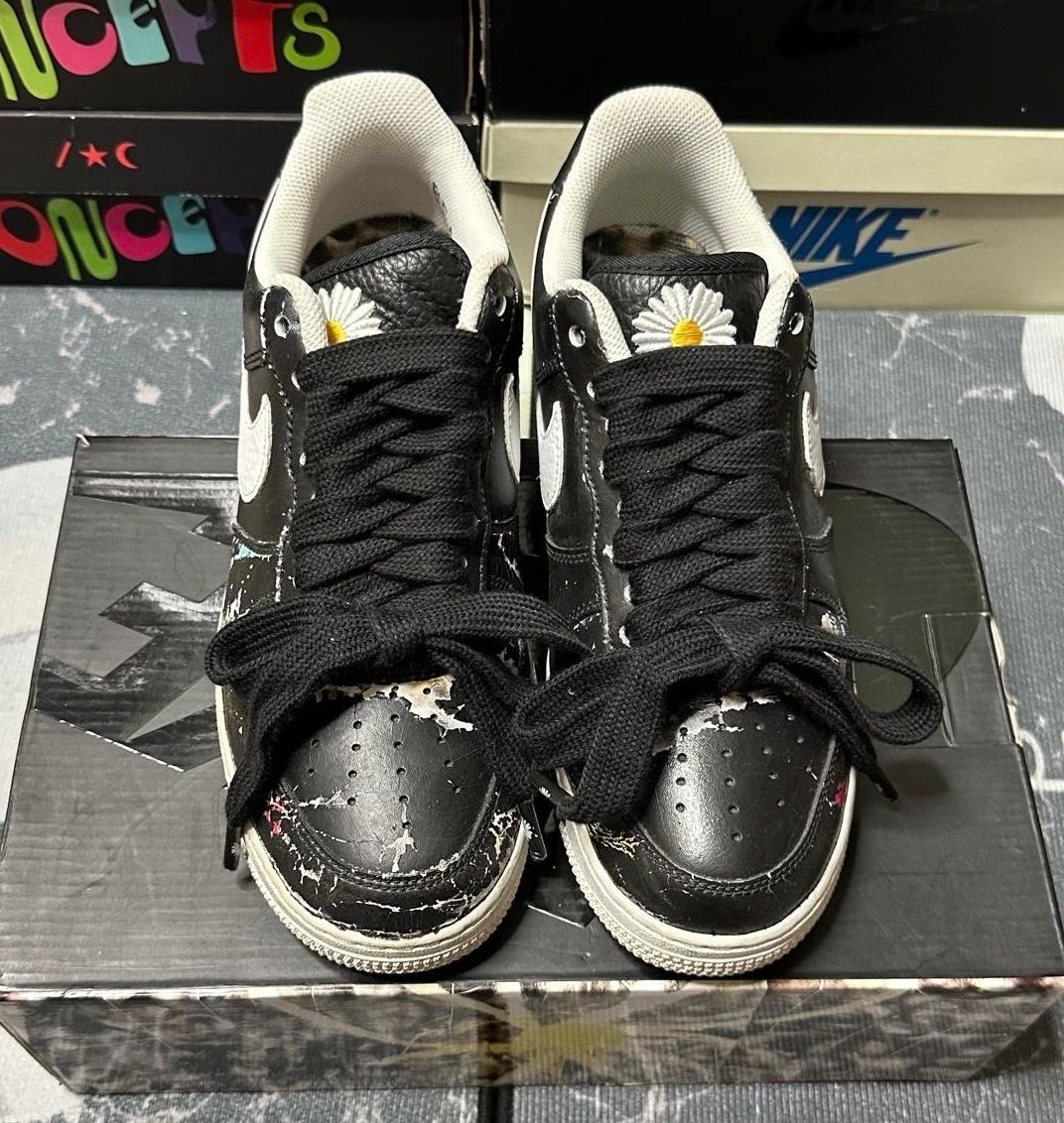 PEACEMINUSONE × Nike Air Force 1 Low Para Noise "Black" / G-DRAGON