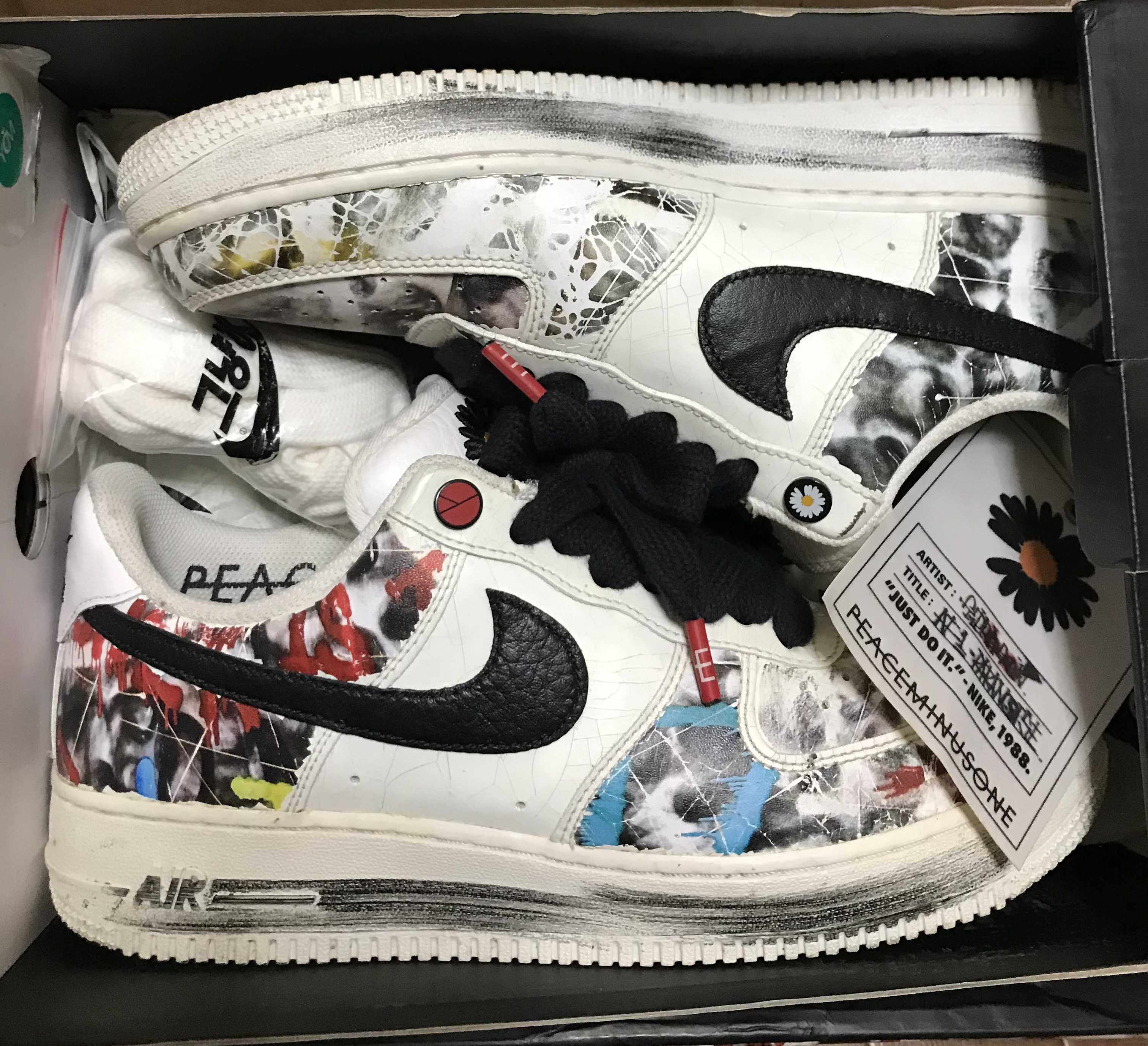 PEACEMINUSONE × Nike Air Force 1 Low "Para-noise/White/Black" / G-DRAGON