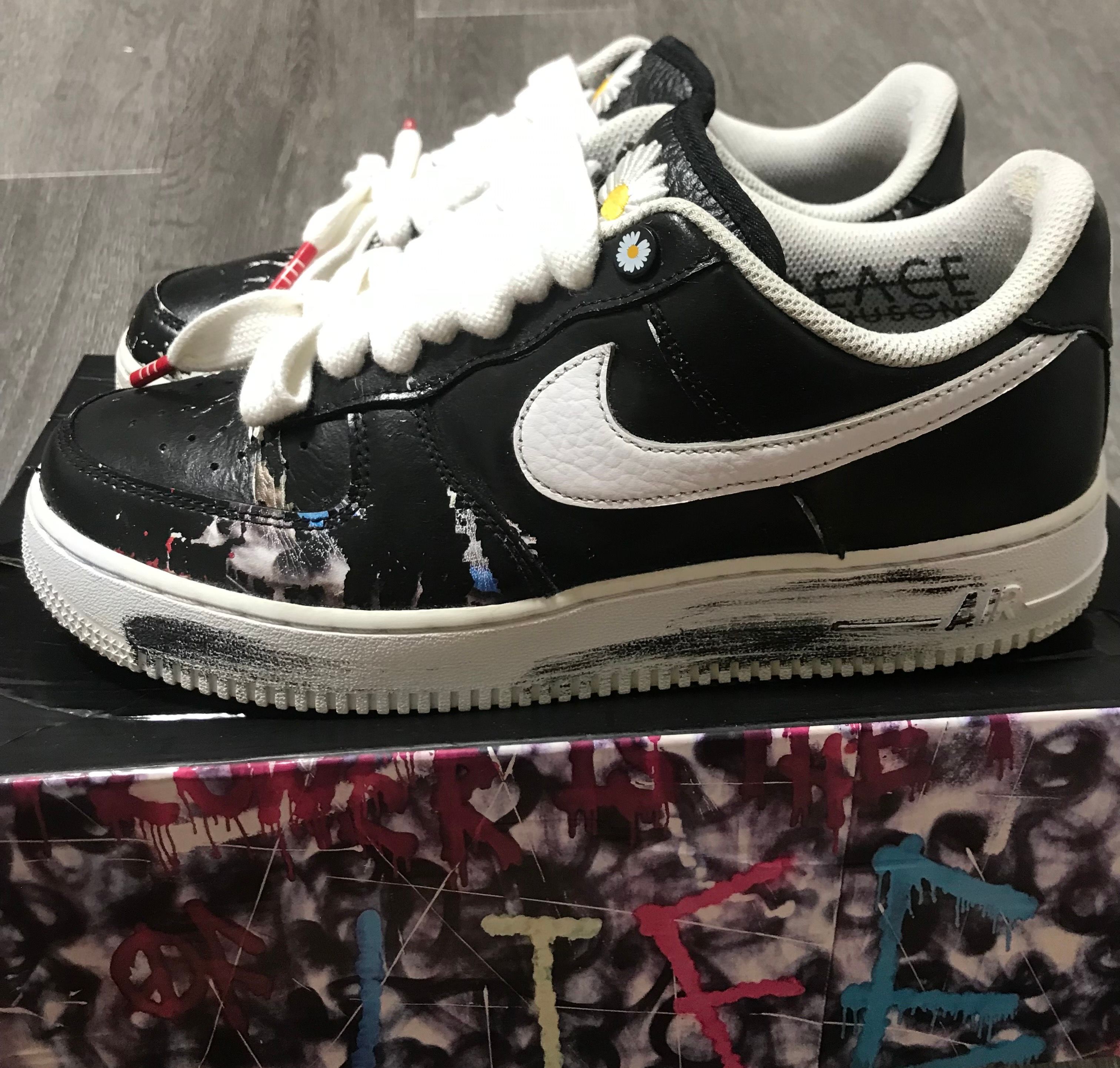 PEACEMINUSONE × Nike Air Force 1 Low Para Noise "Black" / G-DRAGON