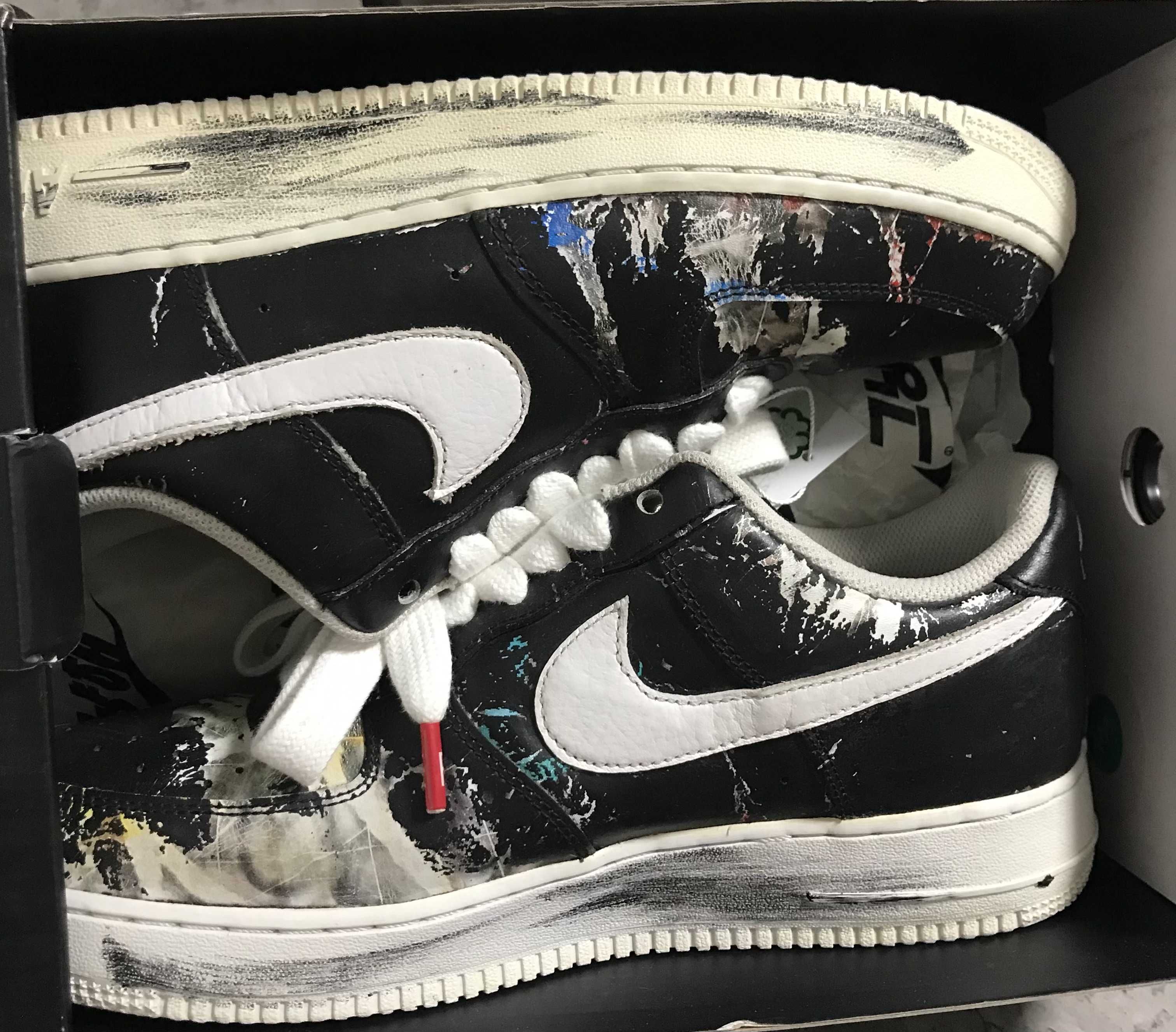 PEACEMINUSONE × Nike Air Force 1 Low Para Noise "Black" / G-DRAGON