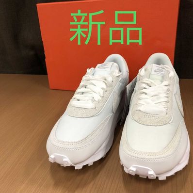 sacai × Nike LDV Waffle "Triple White"