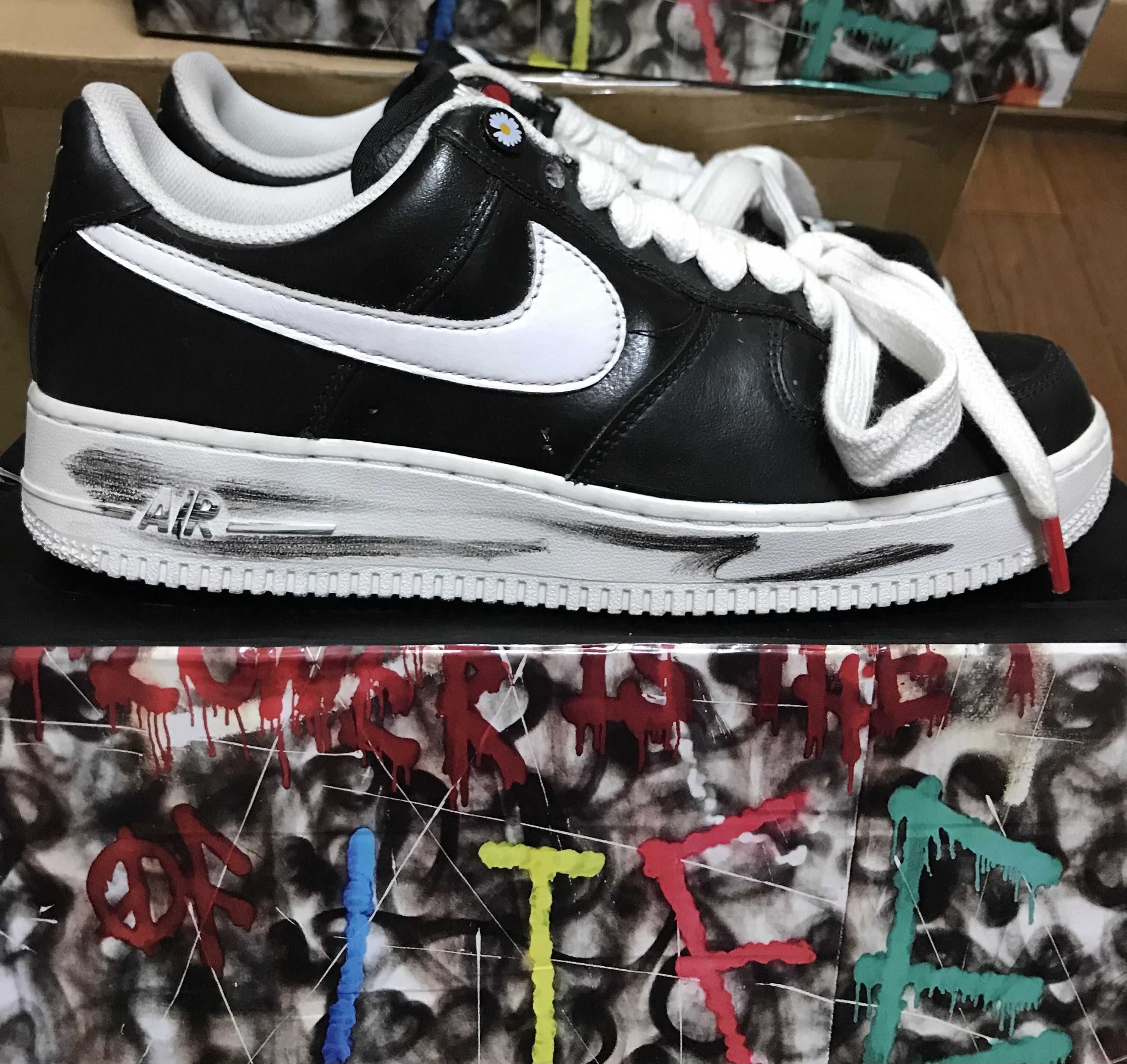 PEACEMINUSONE × Nike Air Force 1 Low Para Noise "Black" / G-DRAGON