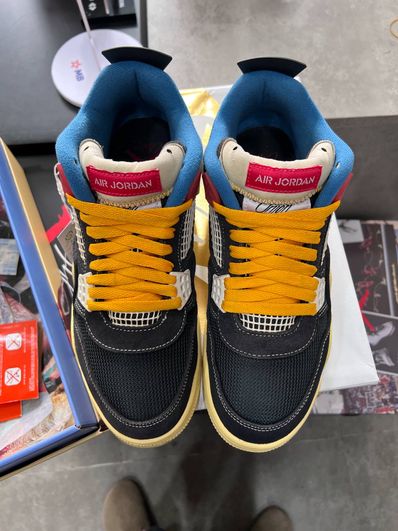 UNION × Nike Air Jordan 4 "Off Noir"