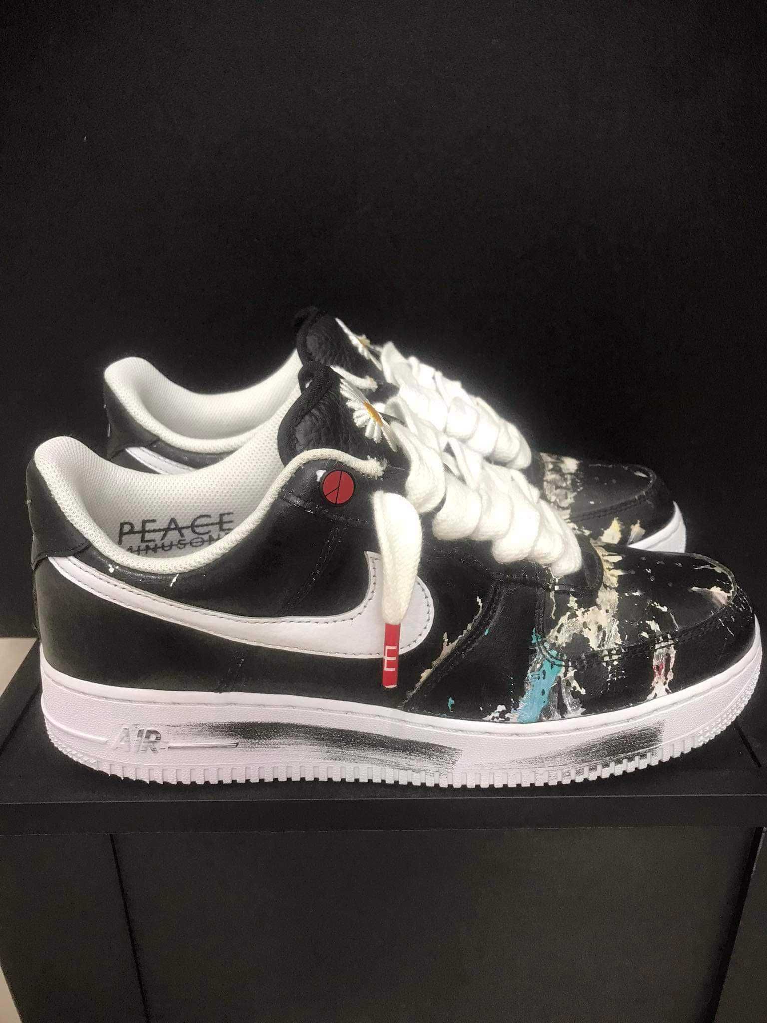 PEACEMINUSONE × Nike Air Force 1 Low Para Noise "Black" / G-DRAGON