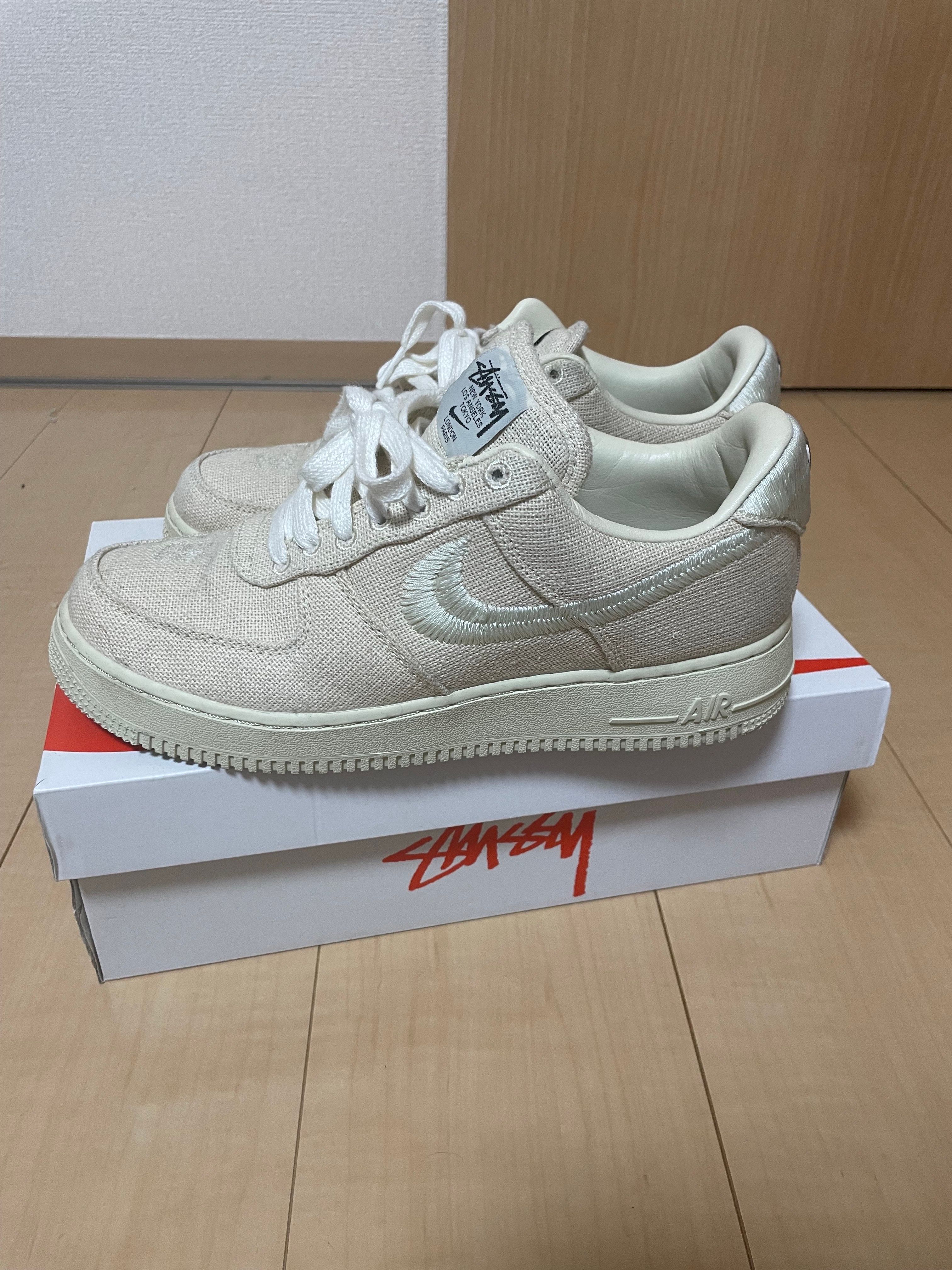Stussy × Nike Air Force 1 Low "Fossil Stone"