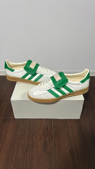 FOOT INDUSTRY × adidas Gazelle Indoor "Off White/Green"
