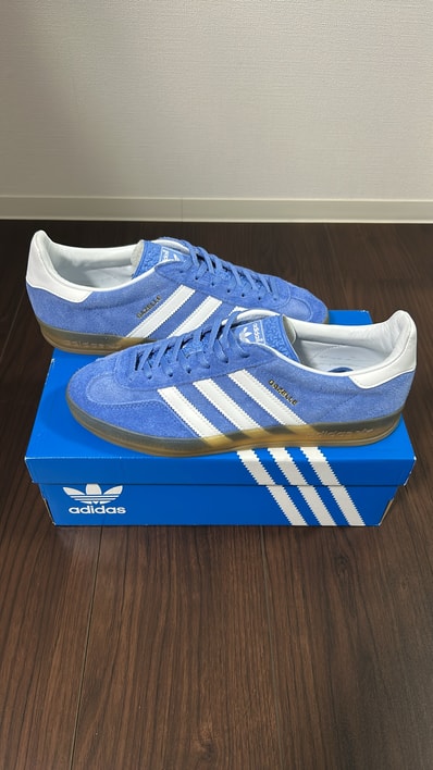 adidas Women's Gazelle Indoor "Blue Fusion/Gold Metallic"