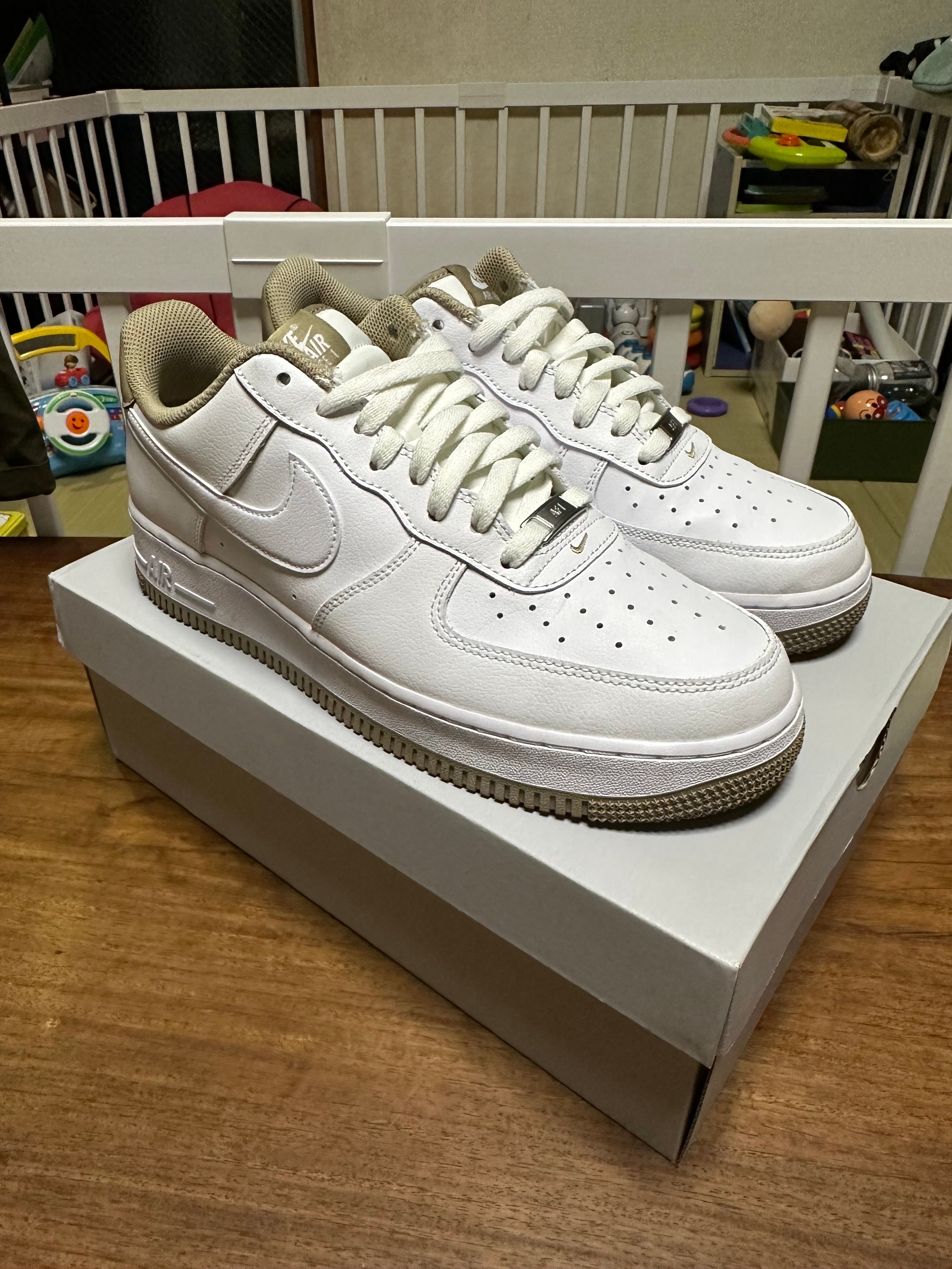 Nike Air Force 1 Low '07 "White/Khaki/White"