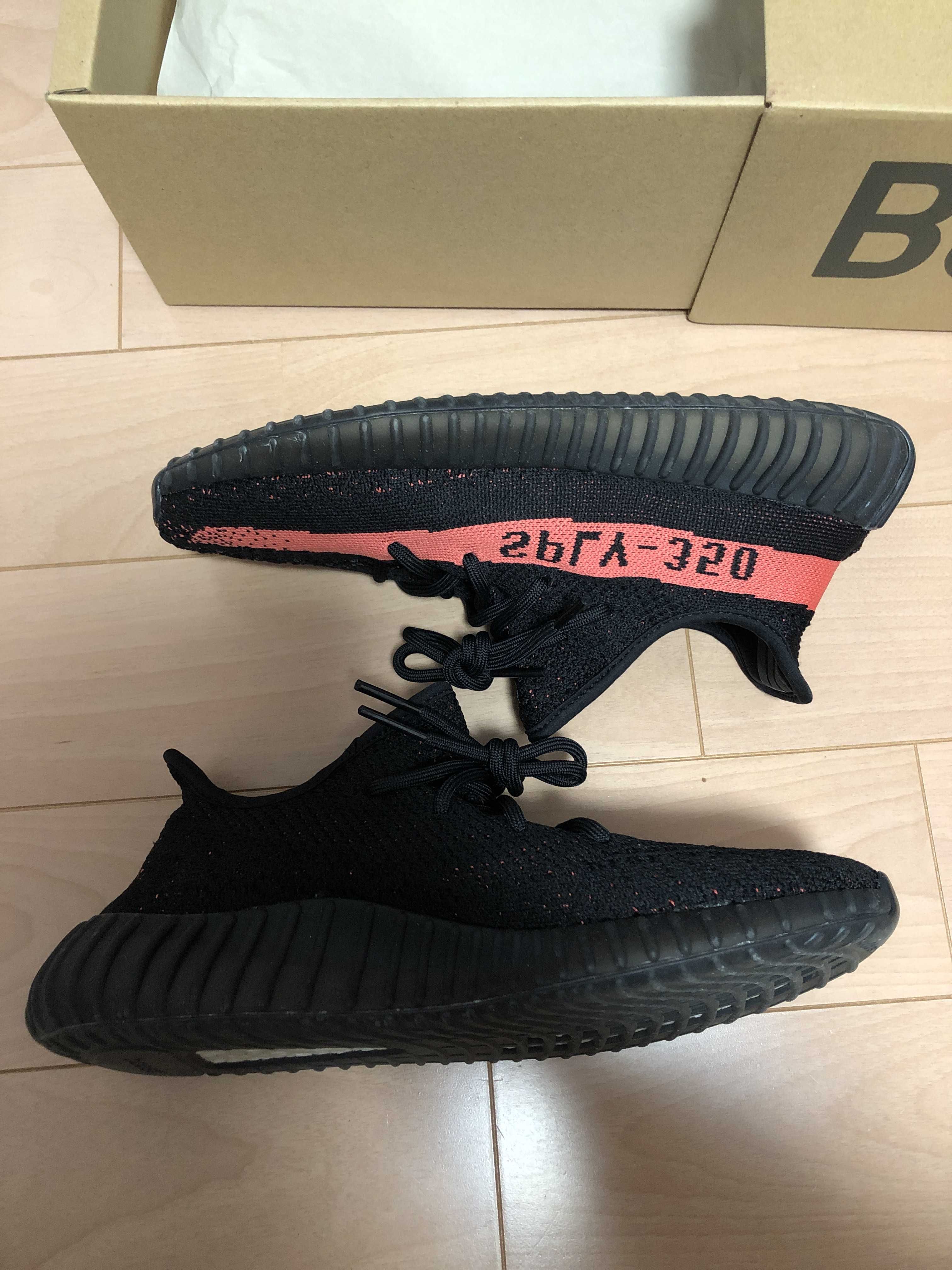 adidas YEEZY Boost 350 V2 "Core Black/Red"