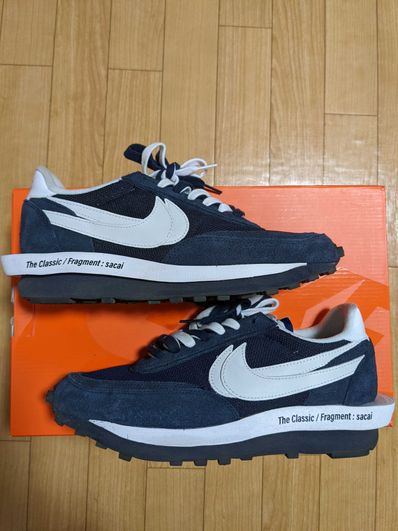 Fragment × sacai × Nike LD Waffle "Blackended Blue"