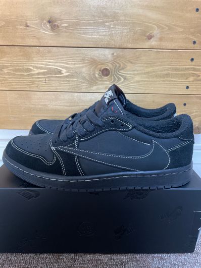 Travis Scott × Nike Air Jordan 1 Low OG SP "Black Phantom"