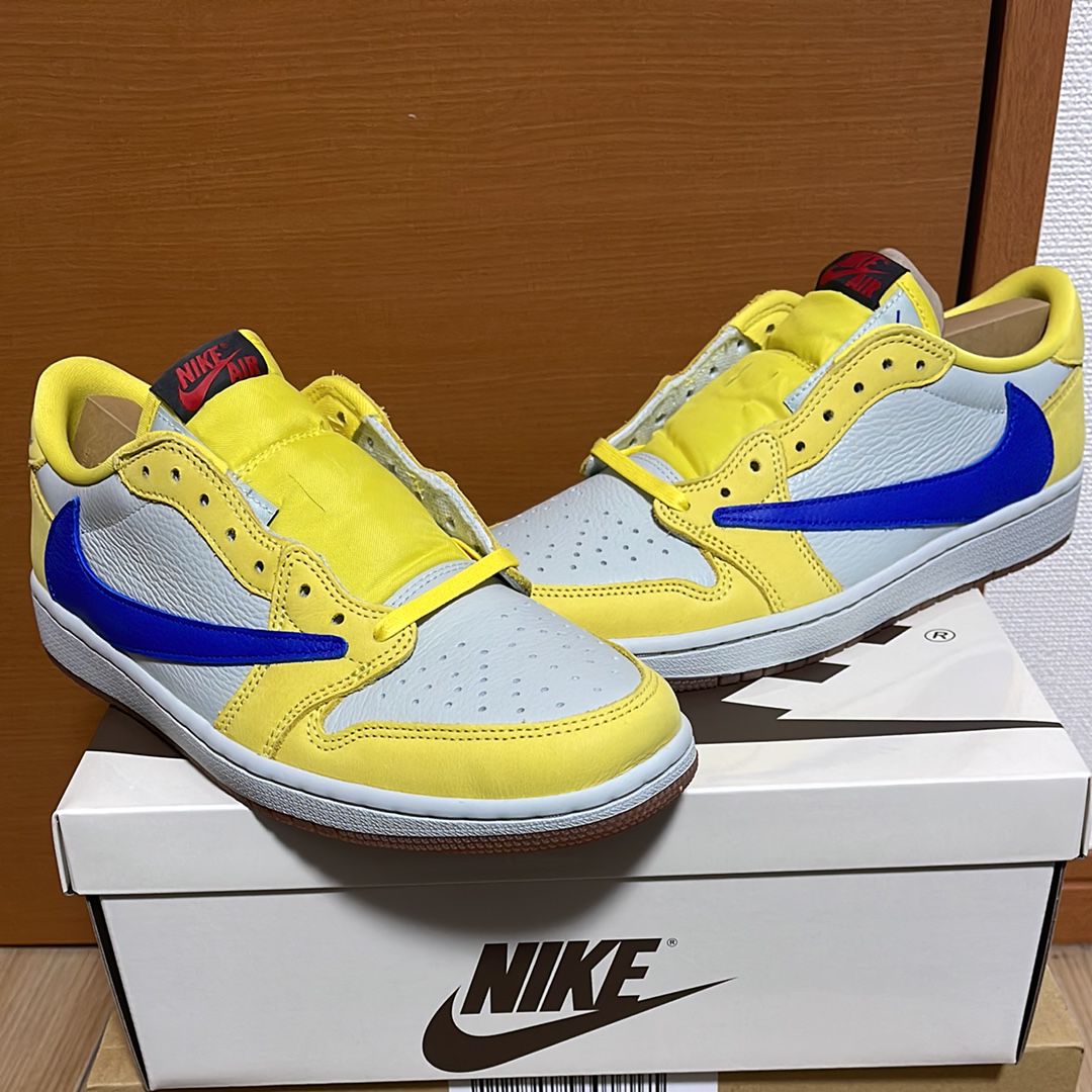 Travis Scott × Nike Women's Air Jordan 1 Retro Low OG "Canary"